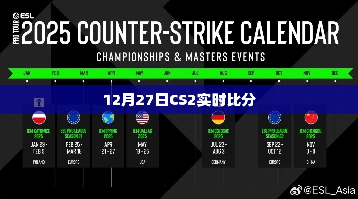 CS2實時比分更新，12月27日賽況速遞