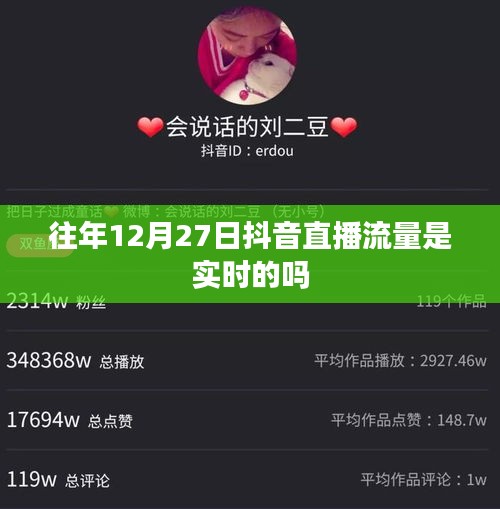 抖音直播流量歷年數(shù)據(jù)解析，直播流量實(shí)時(shí)性探討