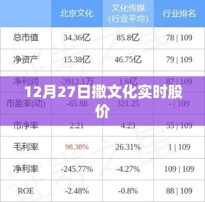 撒文化股價(jià)實(shí)時(shí)行情分析