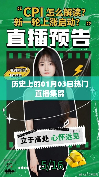 歷史上的熱門(mén)直播集錦，一月三日精彩回顧