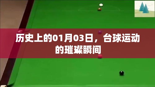 臺(tái)球運(yùn)動(dòng)歷史中的璀璨瞬間，回望一月三日的光輝歲月