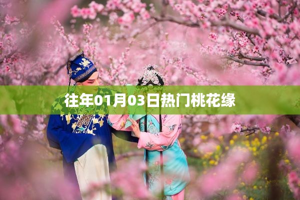 往年一月初桃花盛開，緣分盛開日