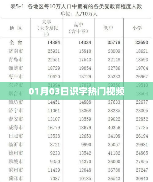 熱門識字視頻盤點（精選合集）