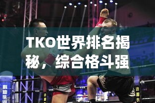 TKO世界排名揭秘，綜合格斗強者榜單之座探究