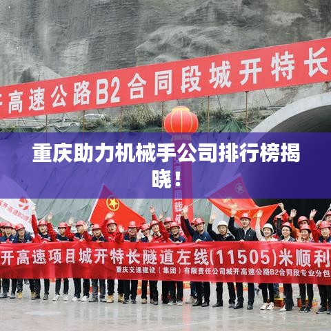 重慶助力機(jī)械手公司排行榜揭曉！