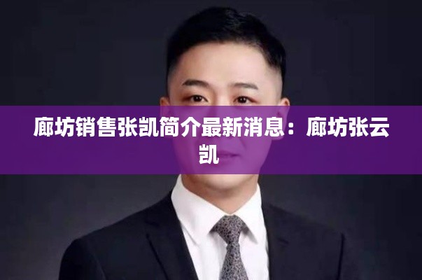 廊坊銷售張凱簡介最新消息：廊坊張?jiān)苿P 