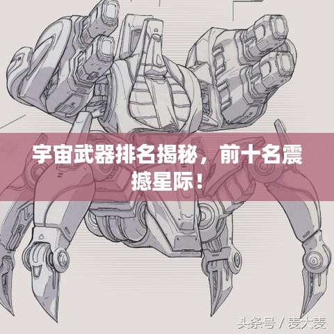 宇宙武器排名揭秘，前十名震撼星際！