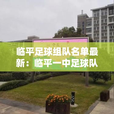 臨平足球組隊(duì)名單最新：臨平一中足球隊(duì) 