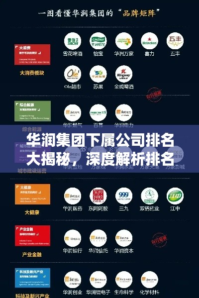 華潤(rùn)集團(tuán)下屬公司排名大揭秘，深度解析排名榜單！