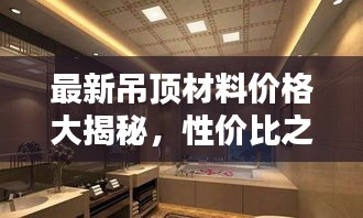 最新吊頂材料價格大揭秘，性價比之選，實惠又美觀！