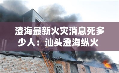 澄海最新火災消息死多少人：汕頭澄?？v火 