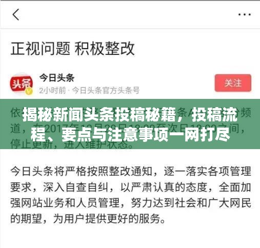 揭秘新聞頭條投稿秘籍，投稿流程、要點與注意事項一網(wǎng)打盡