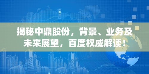揭秘中鼎股份，背景、業(yè)務(wù)及未來(lái)展望，百度權(quán)威解讀！