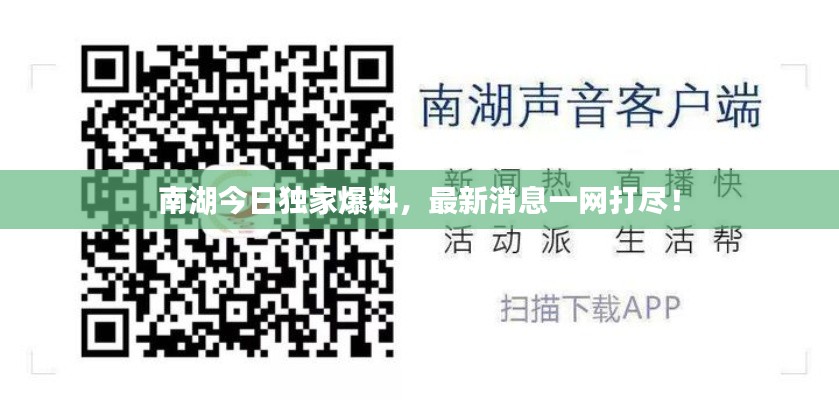 南湖今日獨(dú)家爆料，最新消息一網(wǎng)打盡！