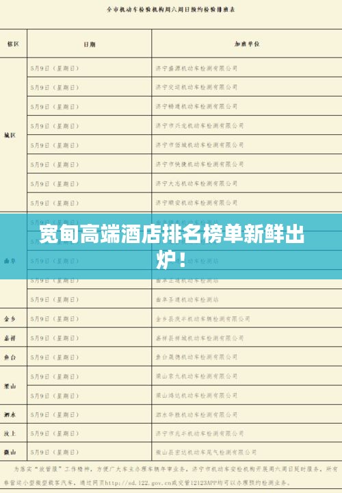 寬甸高端酒店排名榜單新鮮出爐！