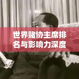 世界賭協(xié)主席排名與影響力深度解析