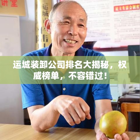 運(yùn)城裝卸公司排名大揭秘，權(quán)威榜單，不容錯過！
