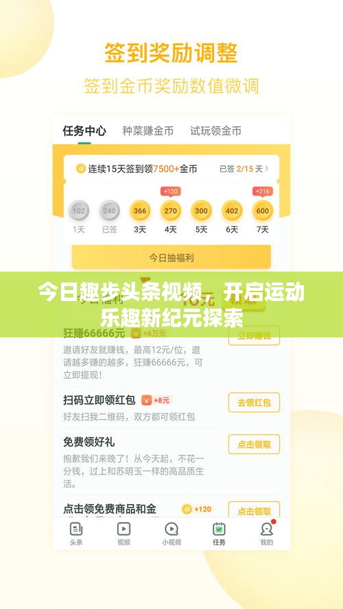 今日趣步頭條視頻，開啟運(yùn)動(dòng)樂趣新紀(jì)元探索