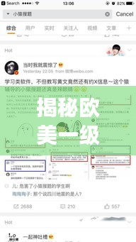 揭秘歐美一級涉黃現象,深度探討與百度搜索結果解析
