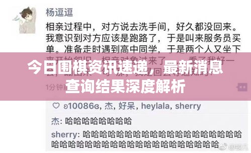 今日圍棋資訊速遞，最新消息查詢結果深度解析