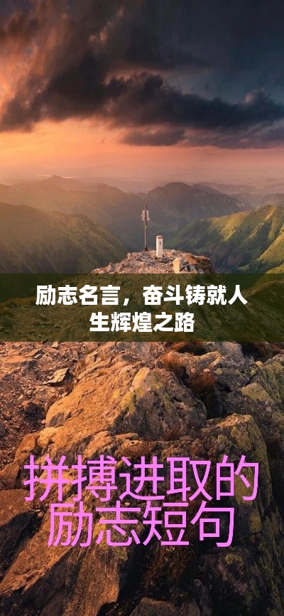 勵(lì)志名言，奮斗鑄就人生輝煌之路