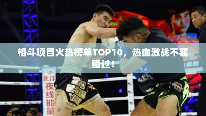 格斗項(xiàng)目火熱榜單TOP10，熱血激戰(zhàn)不容錯(cuò)過(guò)！