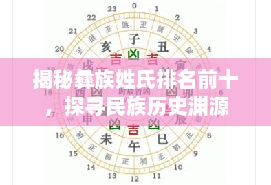 揭秘彝族姓氏排名前十，探尋民族歷史淵源
