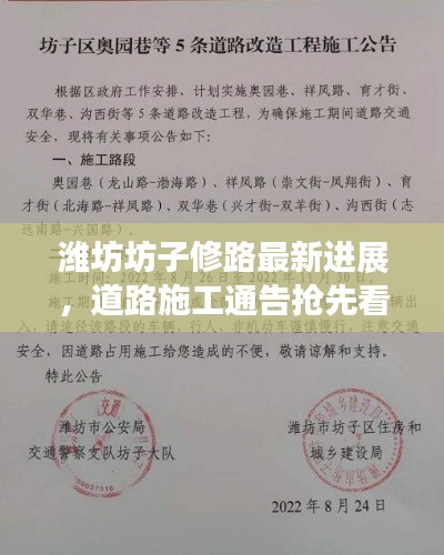 濰坊坊子修路最新進展，道路施工通告搶先看
