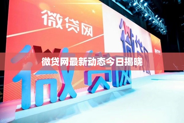 微貸網(wǎng)最新動態(tài)今日揭曉