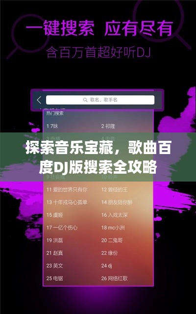 探索音樂(lè)寶藏，歌曲百度DJ版搜索全攻略