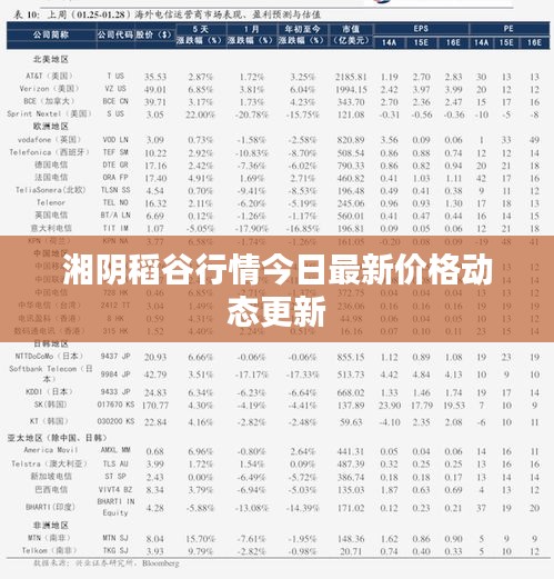 湘陰稻谷行情今日最新價(jià)格動(dòng)態(tài)更新