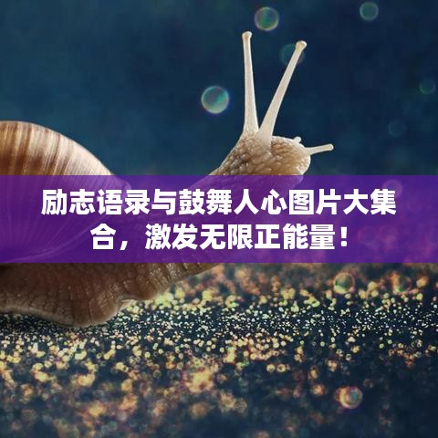 勵志語錄與鼓舞人心圖片大集合，激發(fā)無限正能量！