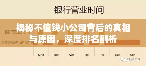 揭秘不值錢小公司背后的真相與原因，深度排名剖析