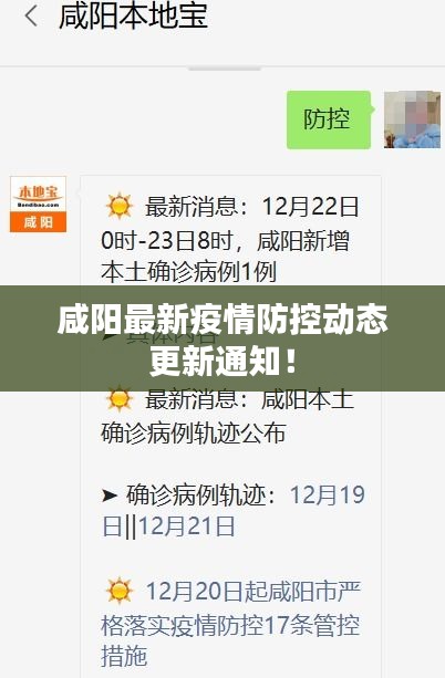 咸陽最新疫情防控動(dòng)態(tài)更新通知！