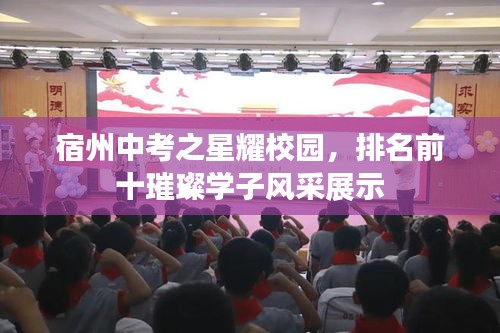 宿州中考之星耀校園，排名前十璀璨學(xué)子風(fēng)采展示