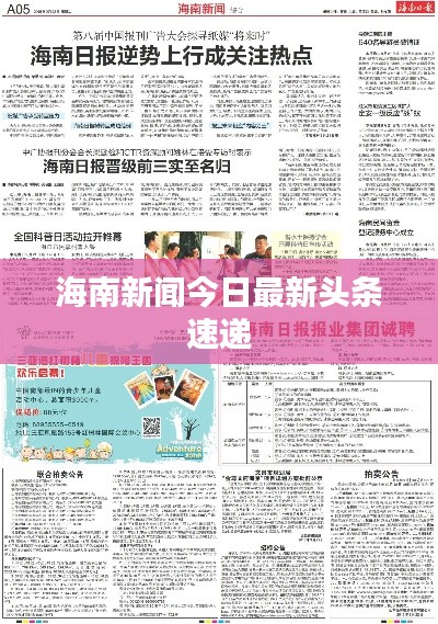 海南新聞今日最新頭條速遞