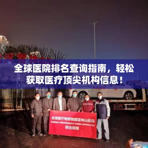 全球醫(yī)院排名查詢指南，輕松獲取醫(yī)療頂尖機(jī)構(gòu)信息！