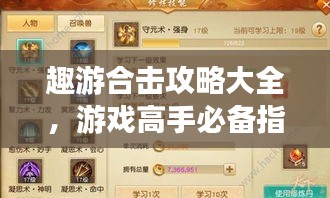 趣游合擊攻略大全，游戲高手必備指南！