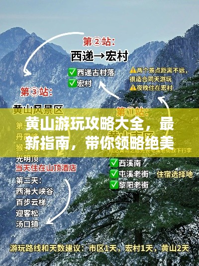 黃山游玩攻略大全，最新指南，帶你領略絕美風光！