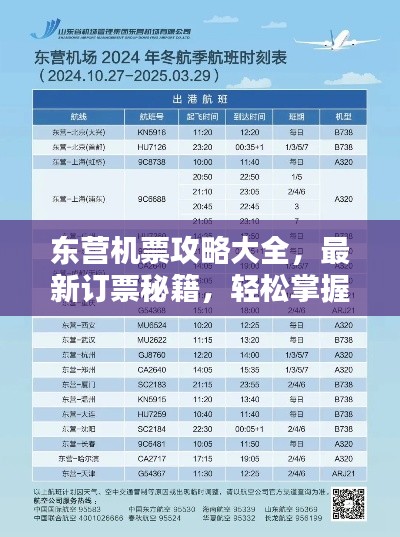 東營機票攻略大全，最新訂票秘籍，輕松掌握出行主動權(quán)