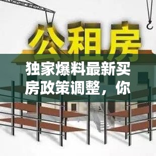 獨(dú)家爆料最新買房政策調(diào)整，你需要知道的最新消息！