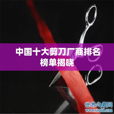 中國十大剪刀廠商排名榜單揭曉