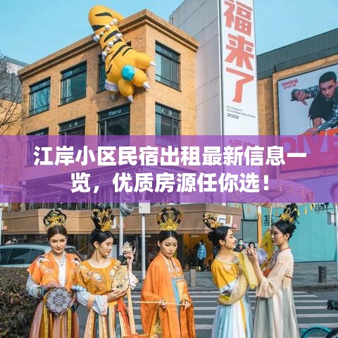 江岸小區(qū)民宿出租最新信息一覽，優(yōu)質(zhì)房源任你選！