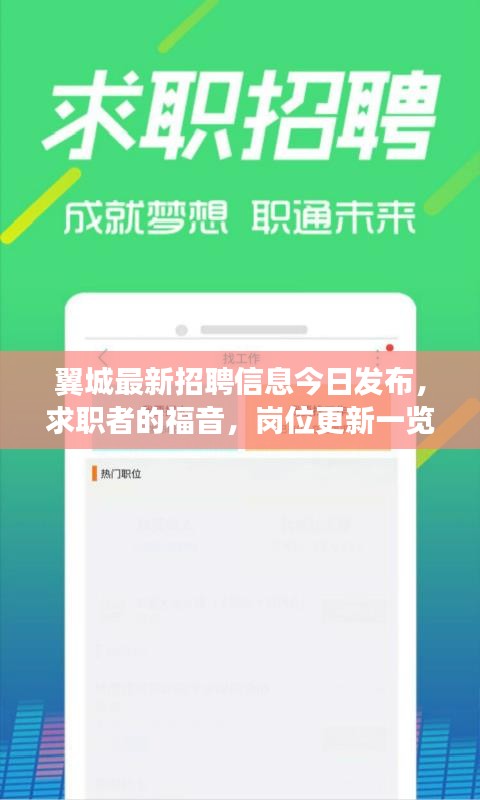 翼城最新招聘信息今日發(fā)布，求職者的福音，崗位更新一覽