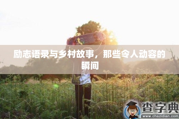 勵(lì)志語(yǔ)錄與鄉(xiāng)村故事，那些令人動(dòng)容的瞬間