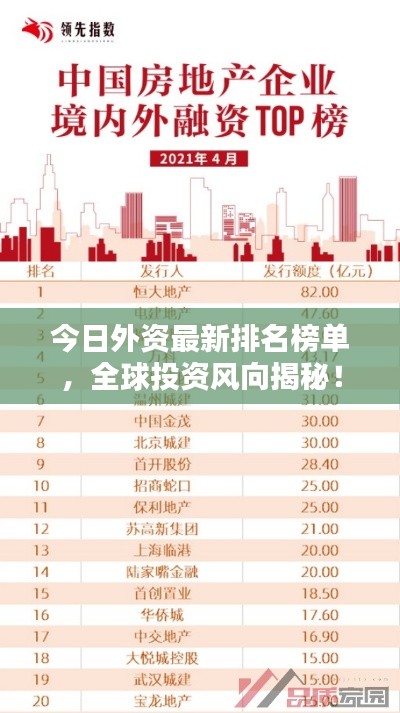 今日外資最新排名榜單，全球投資風(fēng)向揭秘！