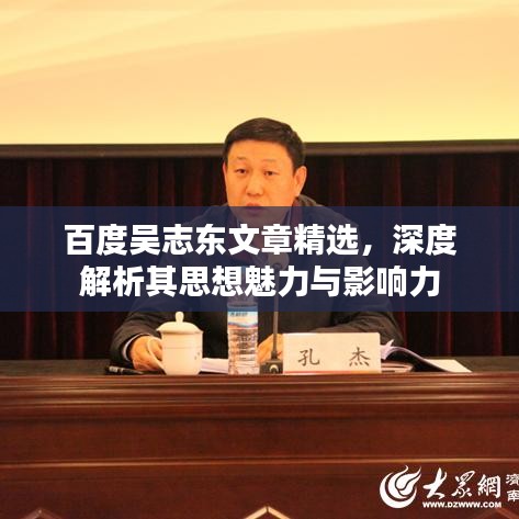 百度吳志東文章精選，深度解析其思想魅力與影響力