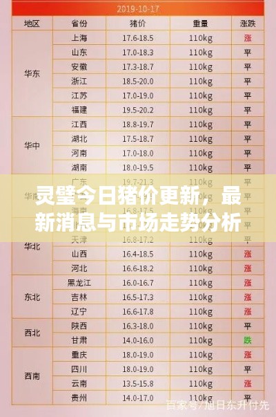 靈璧今日豬價(jià)更新，最新消息與市場(chǎng)走勢(shì)分析