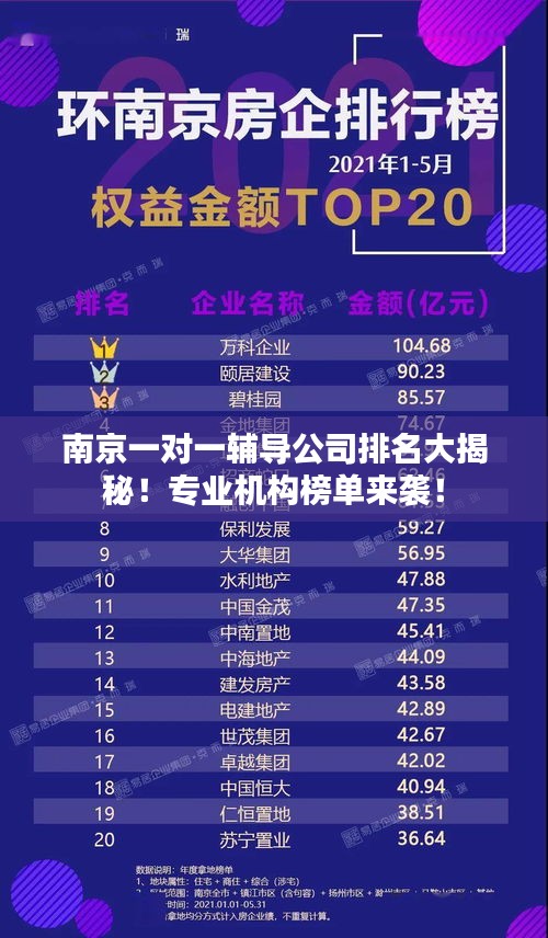 南京一對(duì)一輔導(dǎo)公司排名大揭秘！專業(yè)機(jī)構(gòu)榜單來(lái)襲！