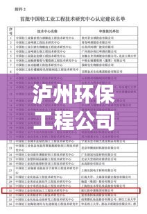 瀘州環(huán)保工程公司排名大揭秘，哪些企業(yè)領(lǐng)跑環(huán)保行業(yè)？